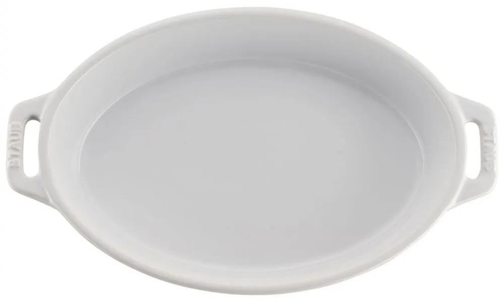 Staub keramická zapekacia nádoba oválna 23 cm/1,1 l biela, 40511-158