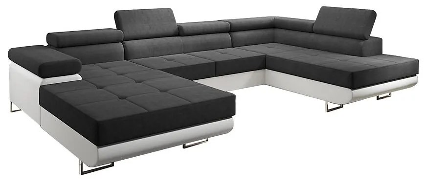 Rohová sedacia súprava Lotus U pravá Orinoco 100+Madryt 120