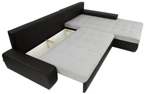 Rohová sedacia súprava Hesron (biela). Vlastná spoľahlivá doprava až k Vám domov. 1122239