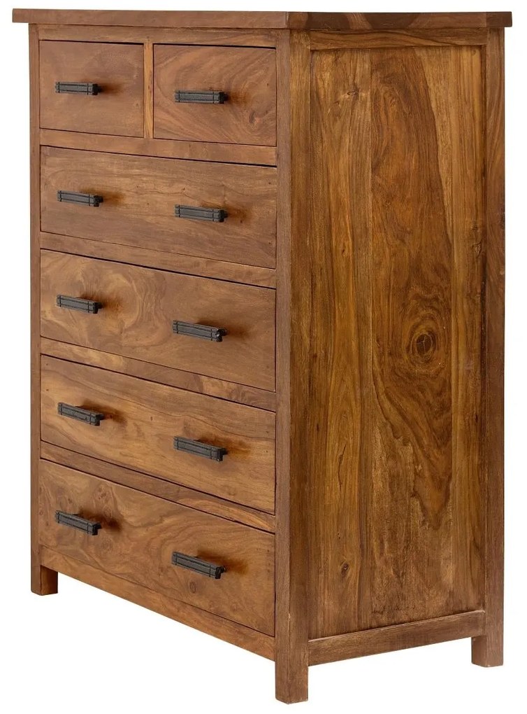 furniture-nabytek.cz - Masívna komoda z dreva palisander 90x45x100