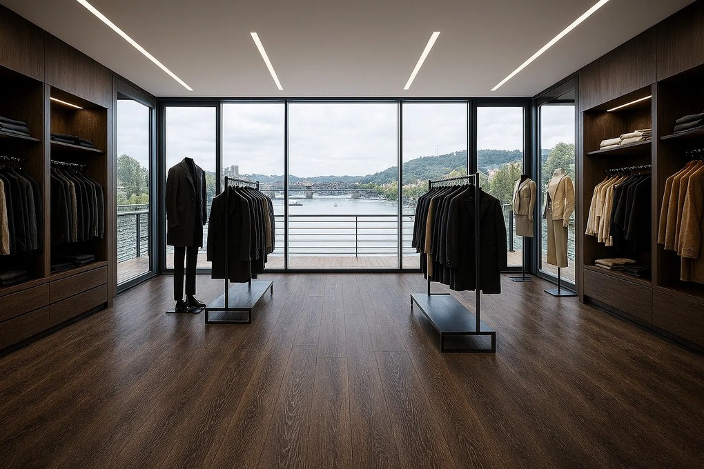 Beaulieu International Group, PVC podlaha - lino Master X 2955, na mieru, šíře 2m, hnedá, pvc, chodba / predsieň