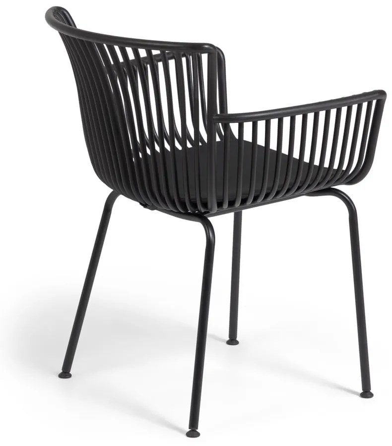 Čierna záhradná stolička Kave Home Surpika