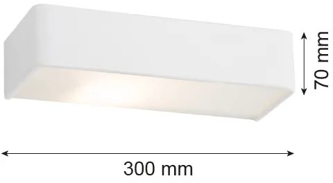 Argon 3072 - Nástenné svietidlo RODAN 1xE27/15W/230V