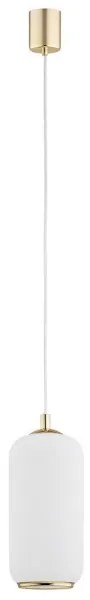 Argon 4993 - Luster na lanku PALLADO 1xE27/15W/230V zlatá/biela