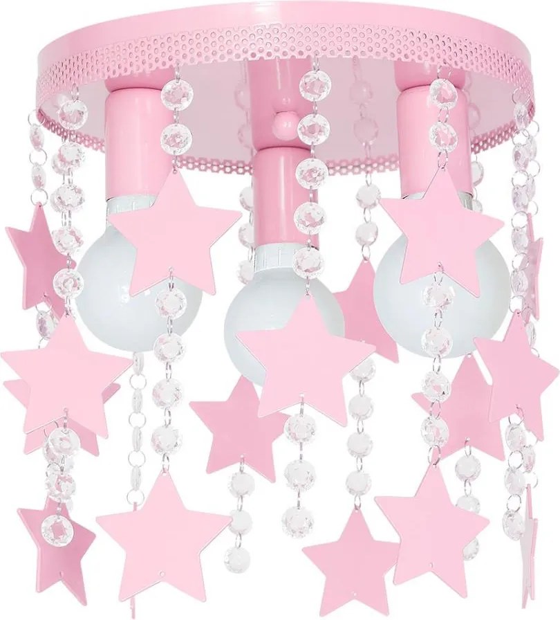 Detské stropné svietidlo ELZA stars 3xE27/60W/230V