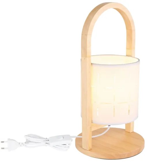 Globo 21506W - Stolná lampa NINJA 1xE14/40W/230V biela