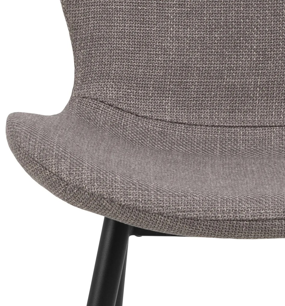 FIORA Svetlosivé Taupe (látka Basel 34) - MODERNÁ ČALÚNENÁ STOLIČKA DO OBÝVAČKY/ JEDÁLNE LOFT