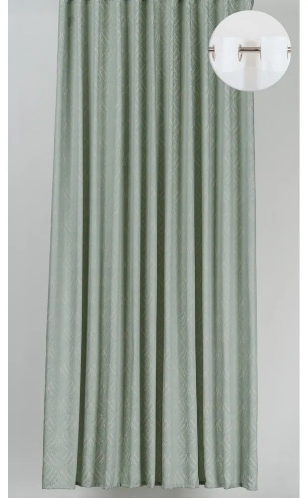 Záves v mentolovozelenej farbe 135x260 cm Sesimbra – Mendola Fabrics