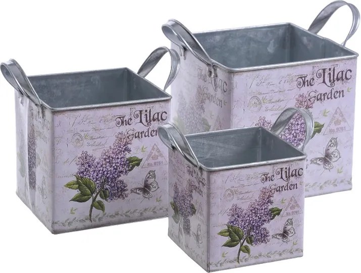 Set črepníkov Lilac Garden 3ks