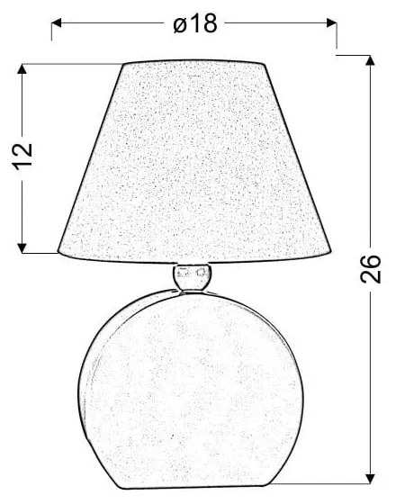 Žltá detská lampička Ofelia – Candellux Lighting