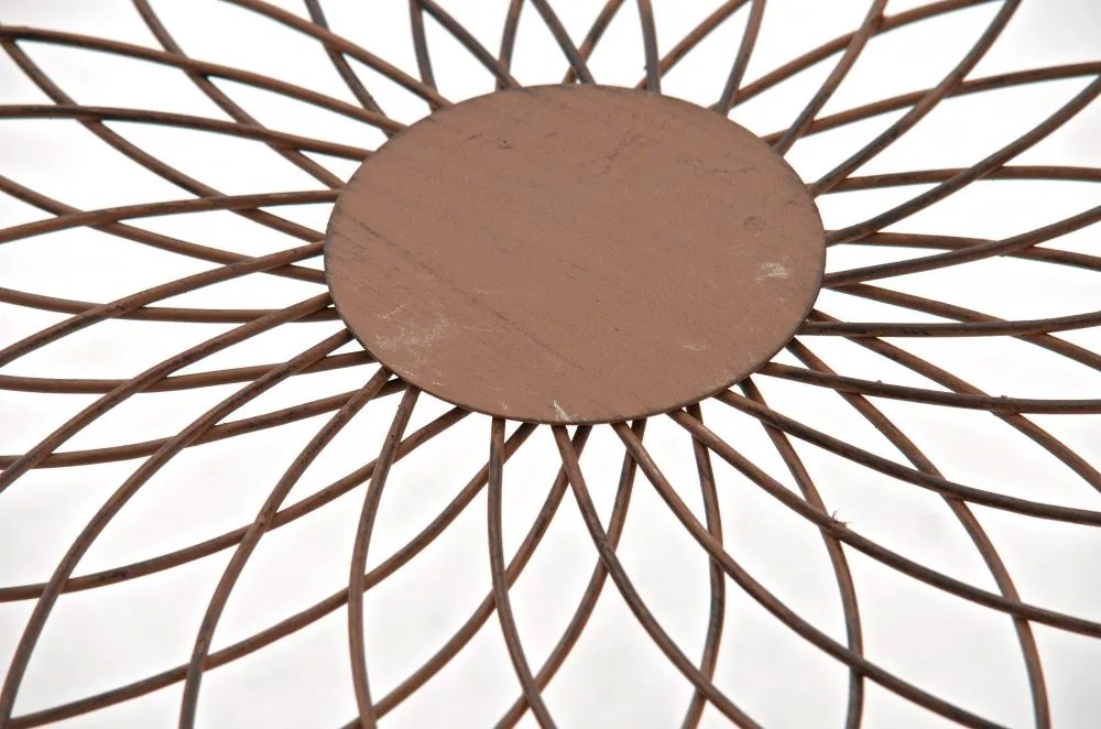 Kovový stôl GS3438892 - Hnedá antik