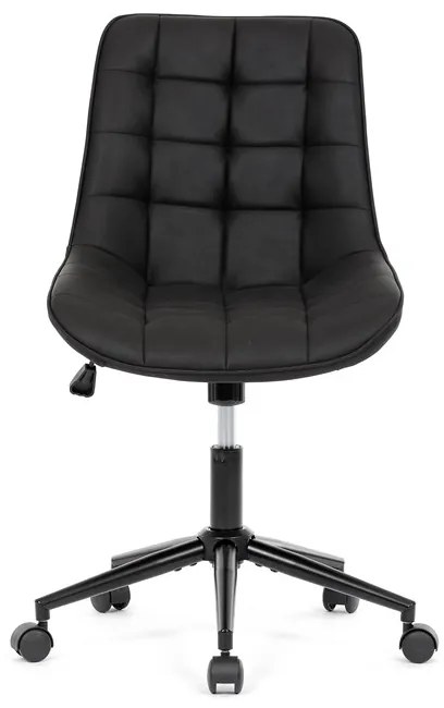 Autronic BONTEC Pracovná stolička, výškovo nastaviteľná, čierna látka, KA-V3120 BK3 Farba: Čierna