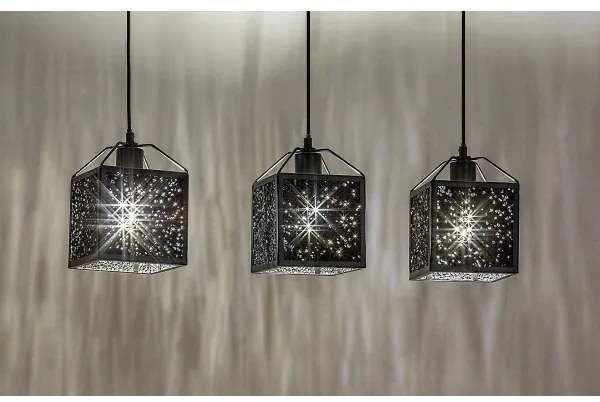 Rabalux 72219 - Luster na lanku SAMILO 3xE27/40W/230V čierna