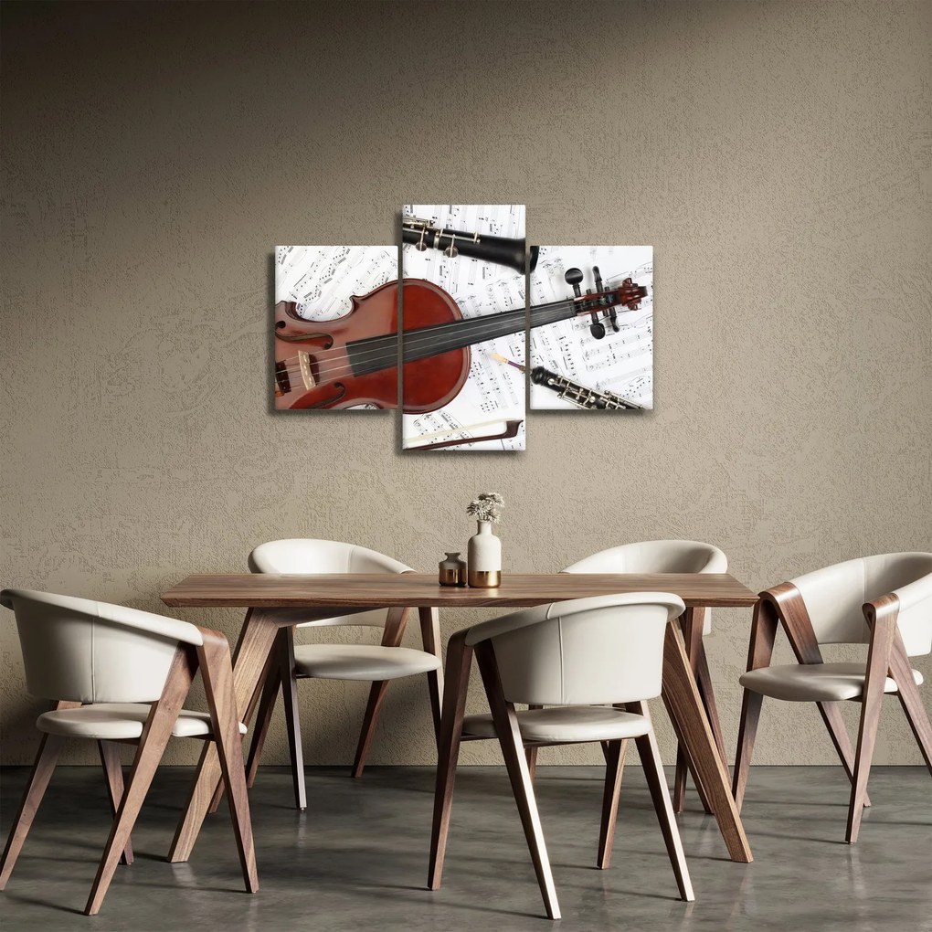 Obraz - Hudobné nástroje (90x60 cm)