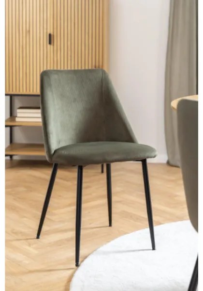 Jídelní židle Ines olivově zelená