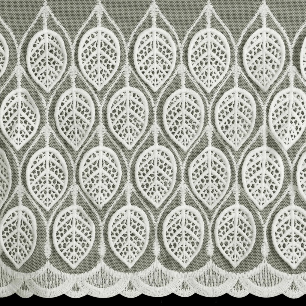 ZÁCLONA NA KRÚŽKOCH NIRA 350X150 CM KRÉMOVÁ