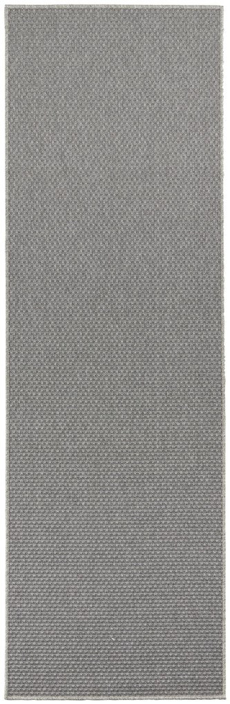 BT Carpet - Hanse Home koberce Behúň Nature 104275 Silver – na von aj na doma - 80x450 cm