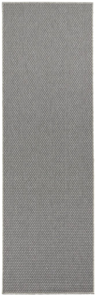 BT Carpet - Hanse Home koberce Behúň Nature 104275 Silver – na von aj na doma - 80x500 cm