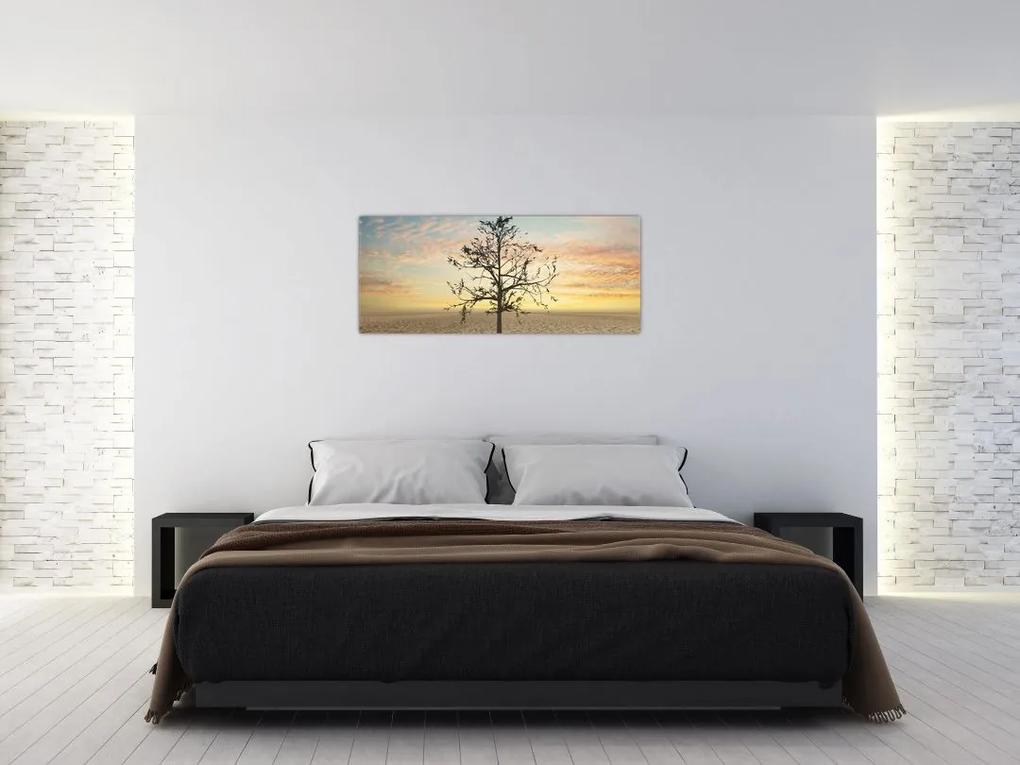Obraz - Strom na púšti (120x50 cm)