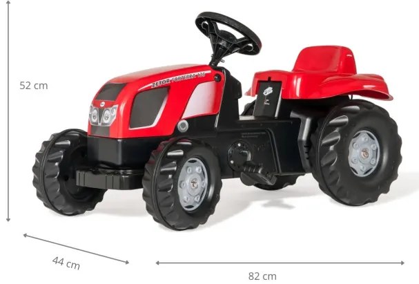 Šlapací traktor Rolly Toys 012152 Zetor