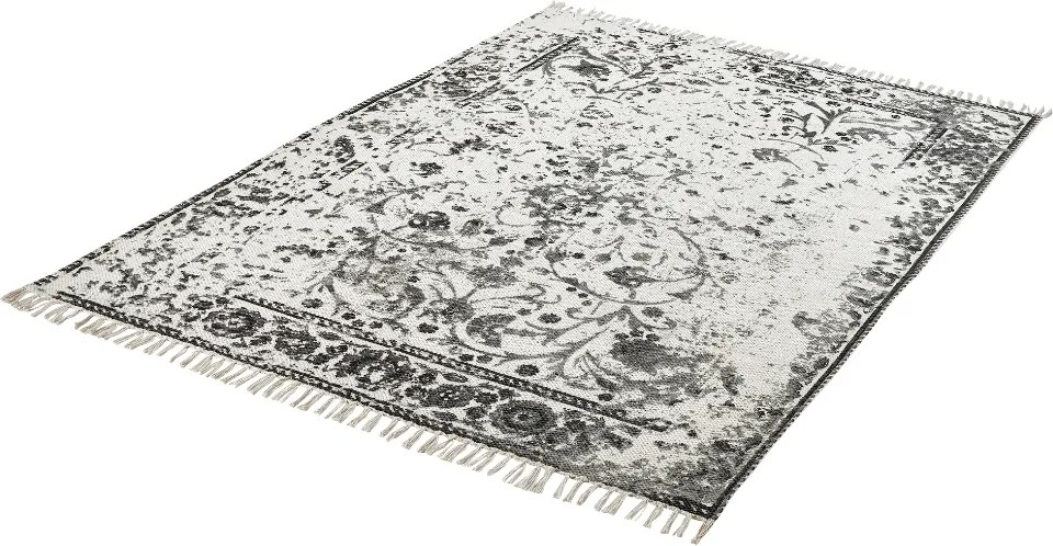 Obsession koberce Ručně tkaný kusový koberec Stockholm 340 ANTHRACITE - 60x110 cm