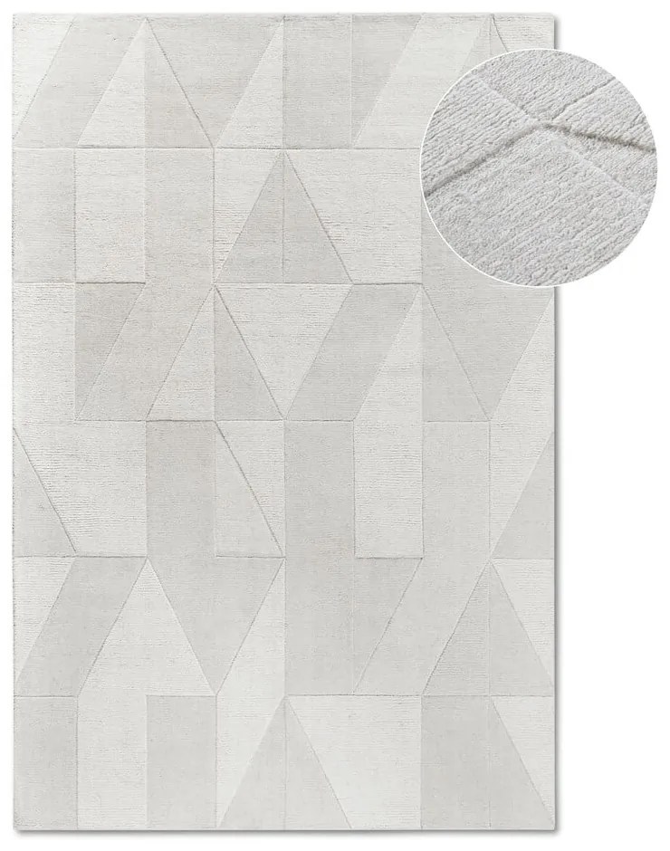 Krémovobiely ručne tkaný vlnený koberec 120x170 cm Ursule – Villeroy&amp;Boch