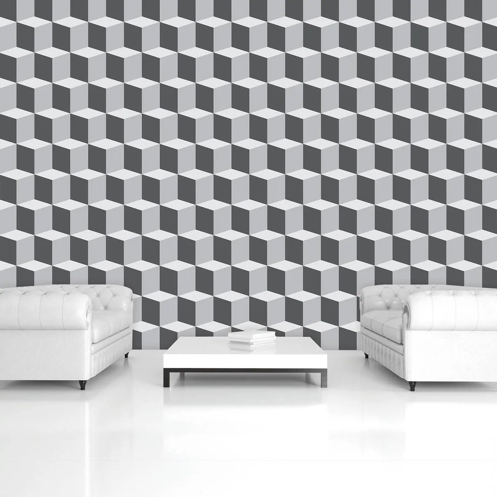 Fototapeta - Štvorce 3D (152,5x104 cm)