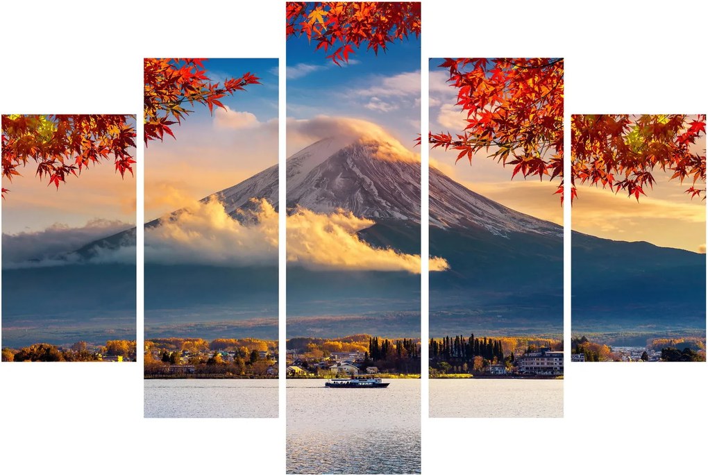 Obraz - Japonsko, Hora Fudži (150x105 cm)
