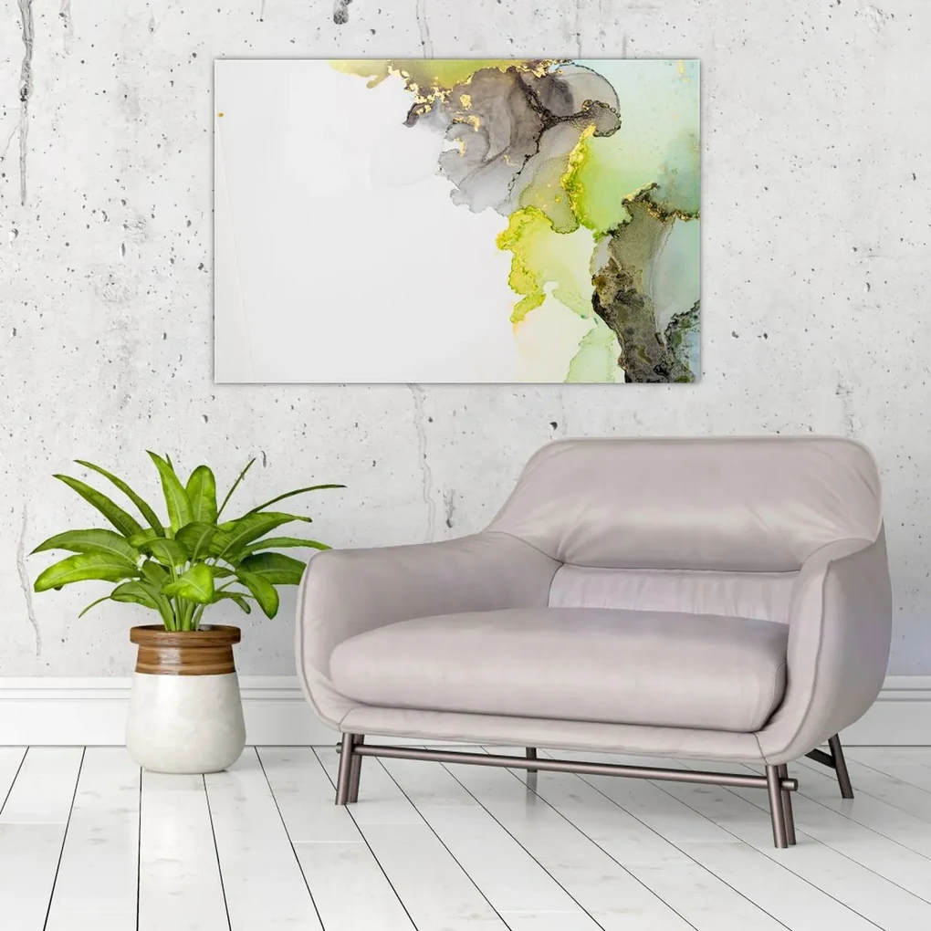 Obraz - Abstraktné umenie atramentom (90x60 cm)