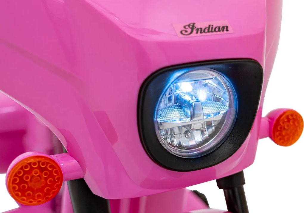 Ramiz Detská motorka Chopper INDIAN ružová