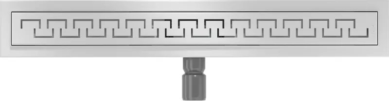 Mexen Flat nerezový sprchový žľab 50 cm vzor M15, 1024050-15