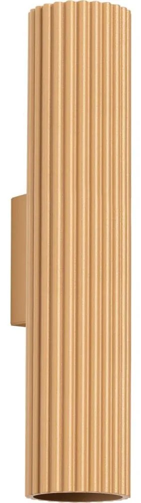 Sollux SL.1558 - Nástenné svietidlo KARBON 2xGU10/10W/230V zlatá