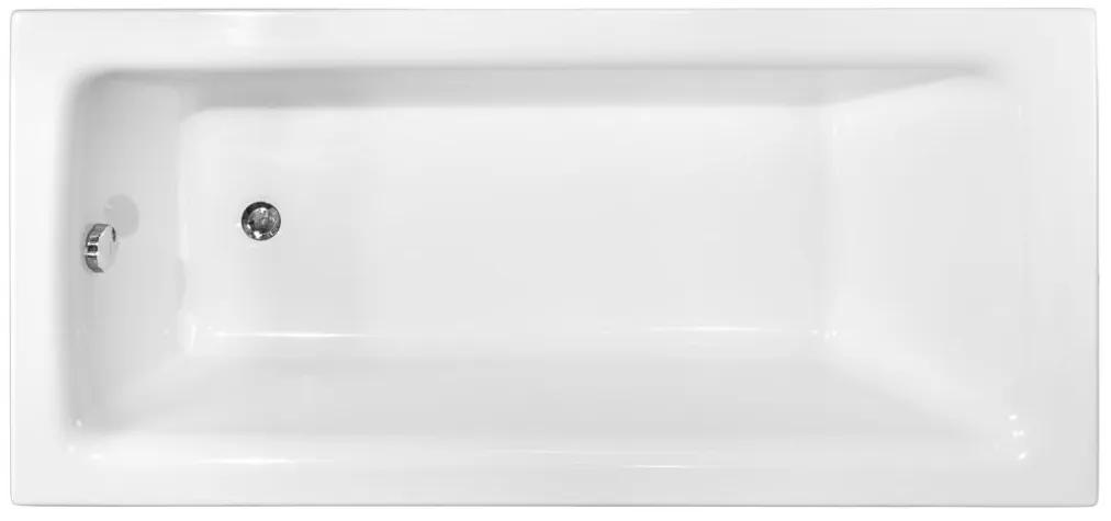 Besco Talia obdĺžniková vaňa 160x75 cm biela #WAT-160-PK