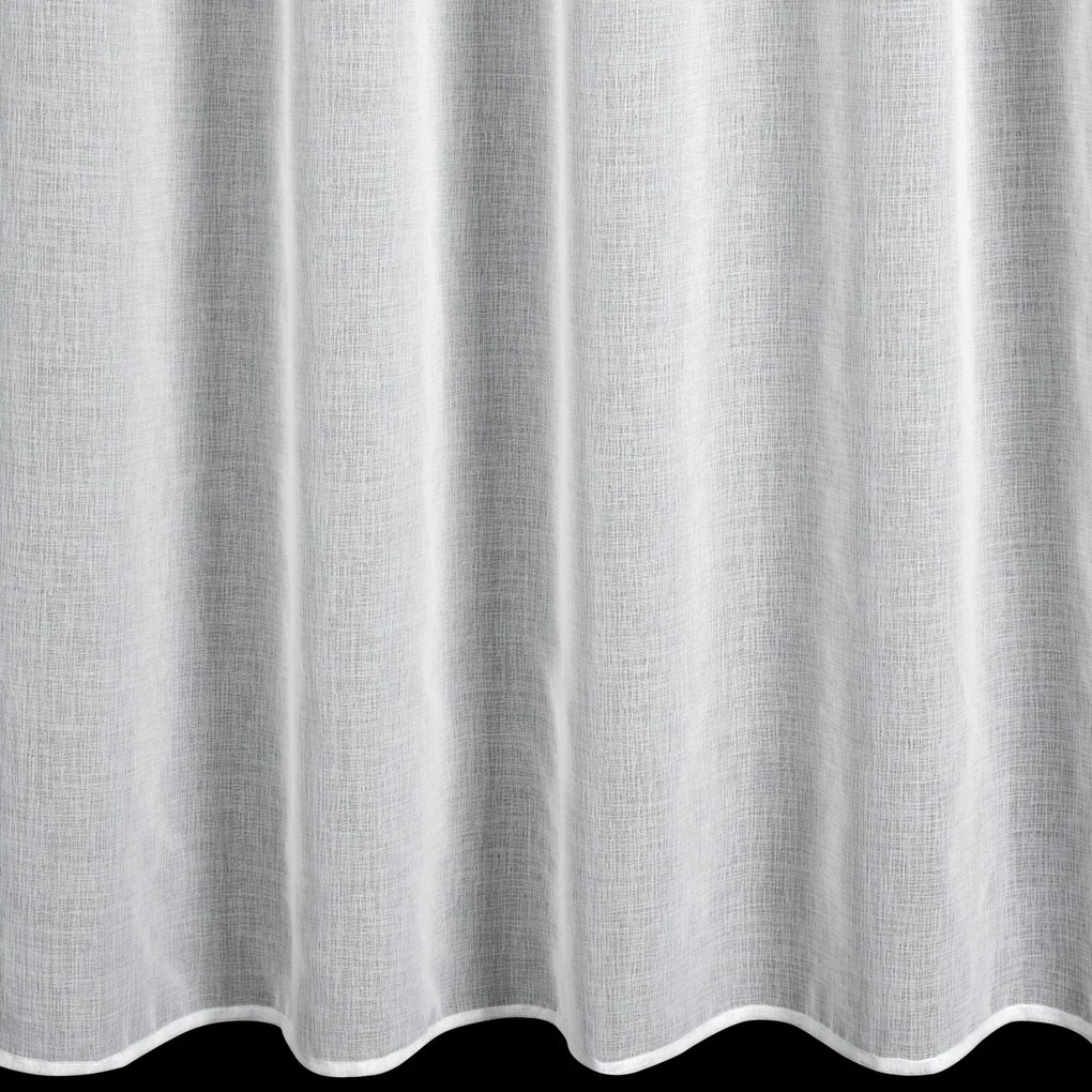 ZÁCLONA NA KRÚŽKOCH KIRA1 140X250 CM BIELA