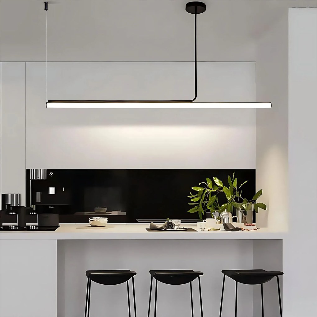 Toolight Toolight, LED stropné svietidlo 140cm, 14W, APP1660-CP, čierna, OSW-06994