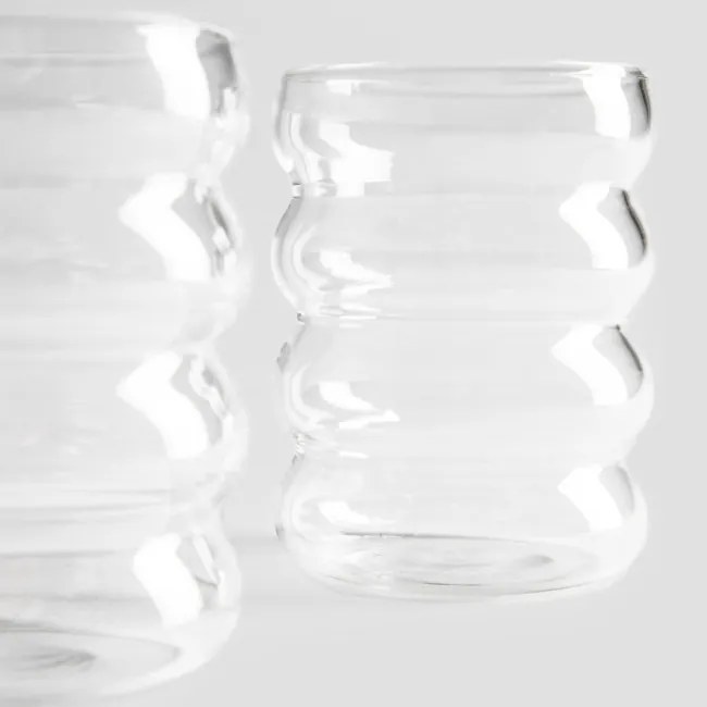 Sada dvoch pohárov BUBBLY priesvitné 739231 360 ml