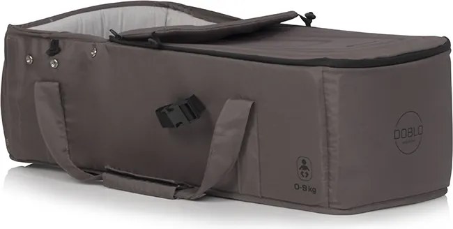 Hlboká mäkká vanička pre detský kočík Euro-Cart Doblo Taupe