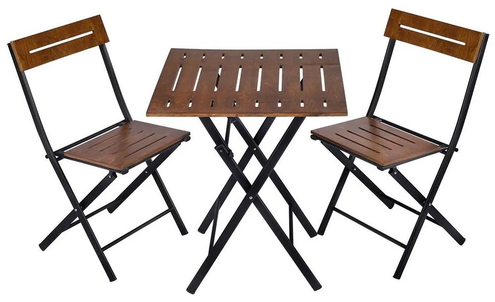 Asir Balkónový set drevo/kov 379VLV1504