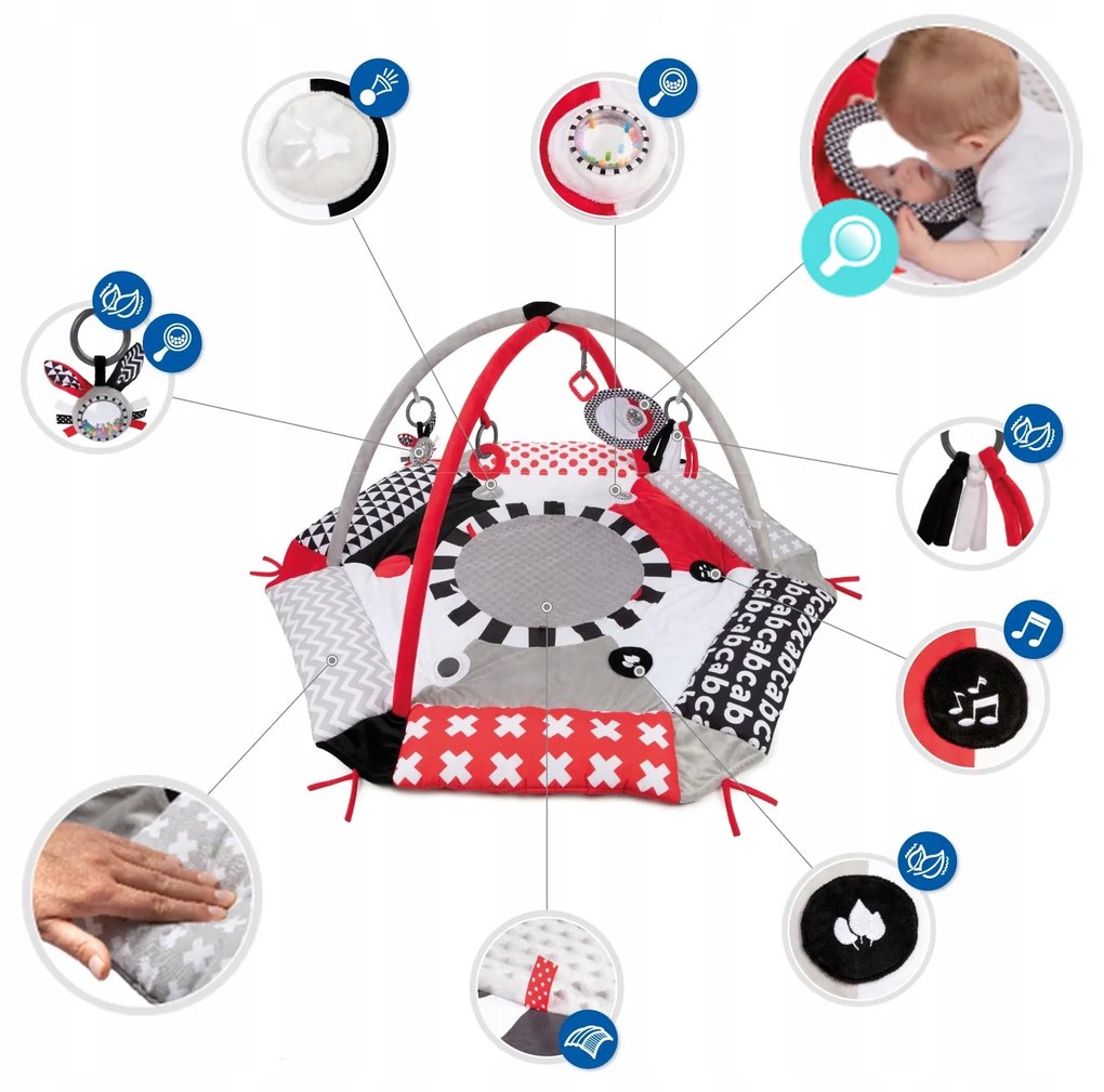 ShopJK KONTRASTNÁ PODLOŽKA NA HRANIE CANPOL BABIES