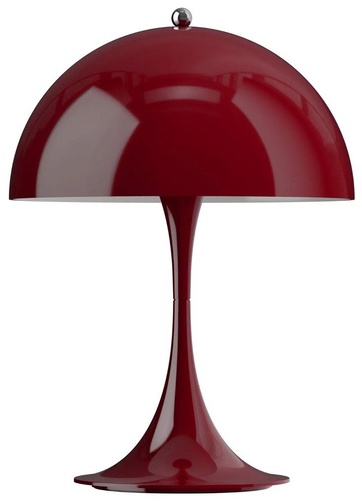 Louis Poulsen Prenosná lampa Panthella 250 Opaque Burgundy