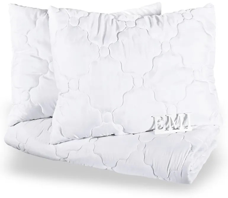 Set manželskej prikrývky a vankúšov Premium 220x200 + 90x70 (2x) EMI