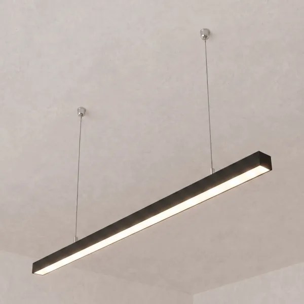 Brilagi- LED závesné svietidlo FULLDAY LED/30/40/50W/230V 2700/4000/6000K 150 cm čierne