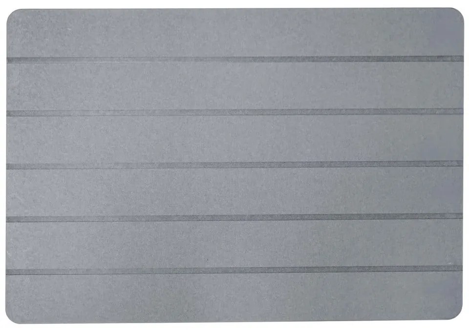 Sivá kúpeľňová predložka 50x70 cm Baline – douceur d'intérieur