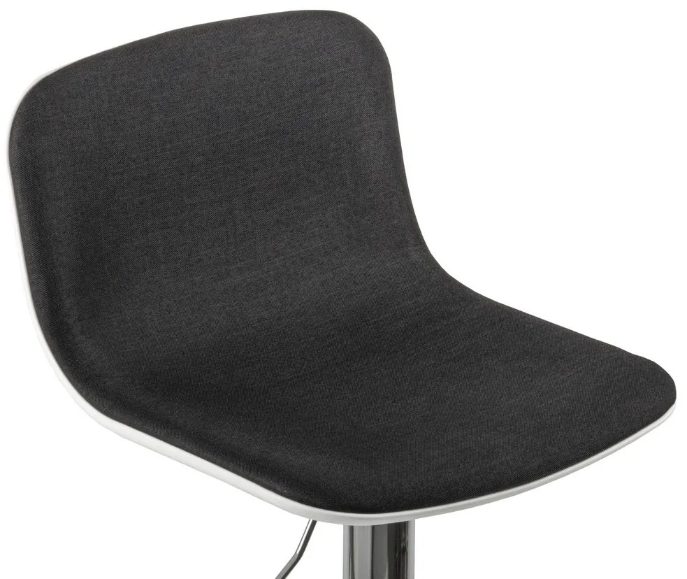 Barová stolička G21 Lima látková, black 60023300