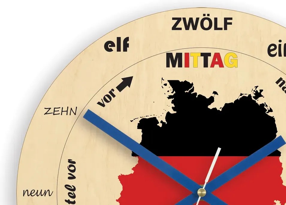 Nástenné hodiny Germany hnedé