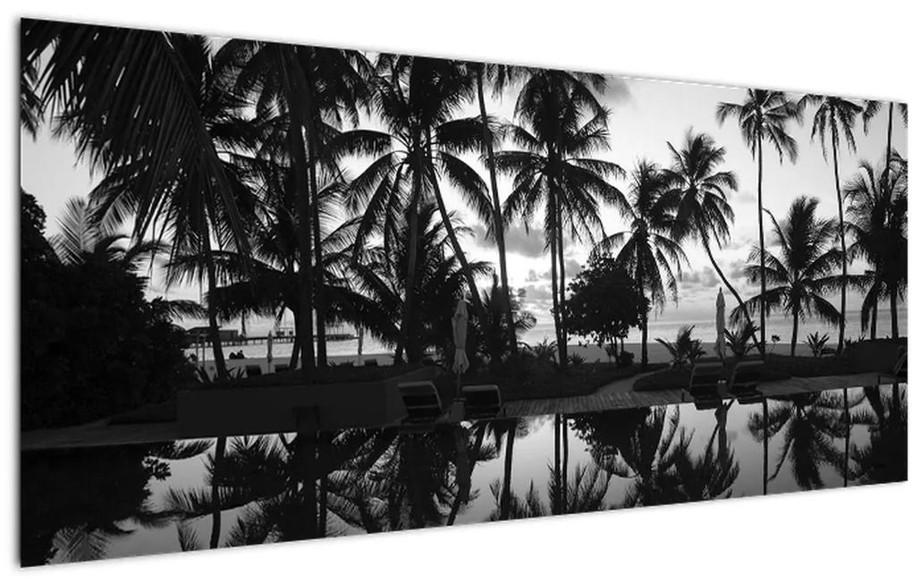 Obraz tropického ostrova (120x50 cm)