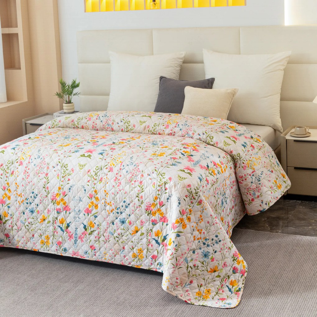 Prehoz na posteľ MILLEFLEUR, farebný Rozmer: 170 x 210 cm