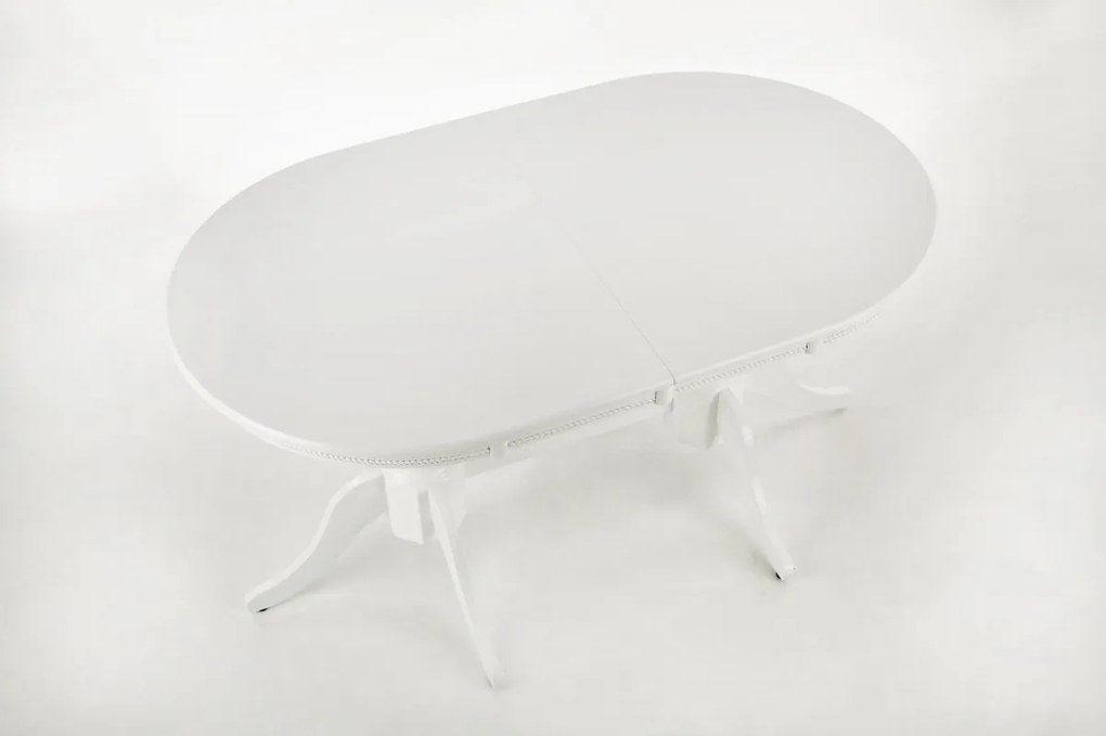 Jedálenský rozkladací stôl Peho 150/190 cm biely