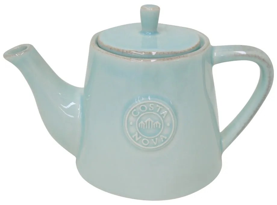 Tyrkysovomodrá kameninová kanvica Costa Nova, 500 ml