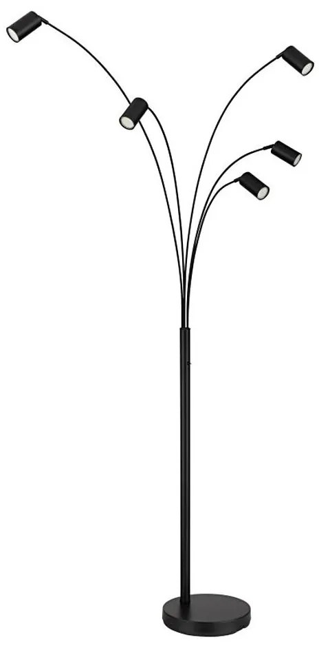 Globo 57910-5S - Stojacia lampa ROBBY 5xGU10/35W/230V